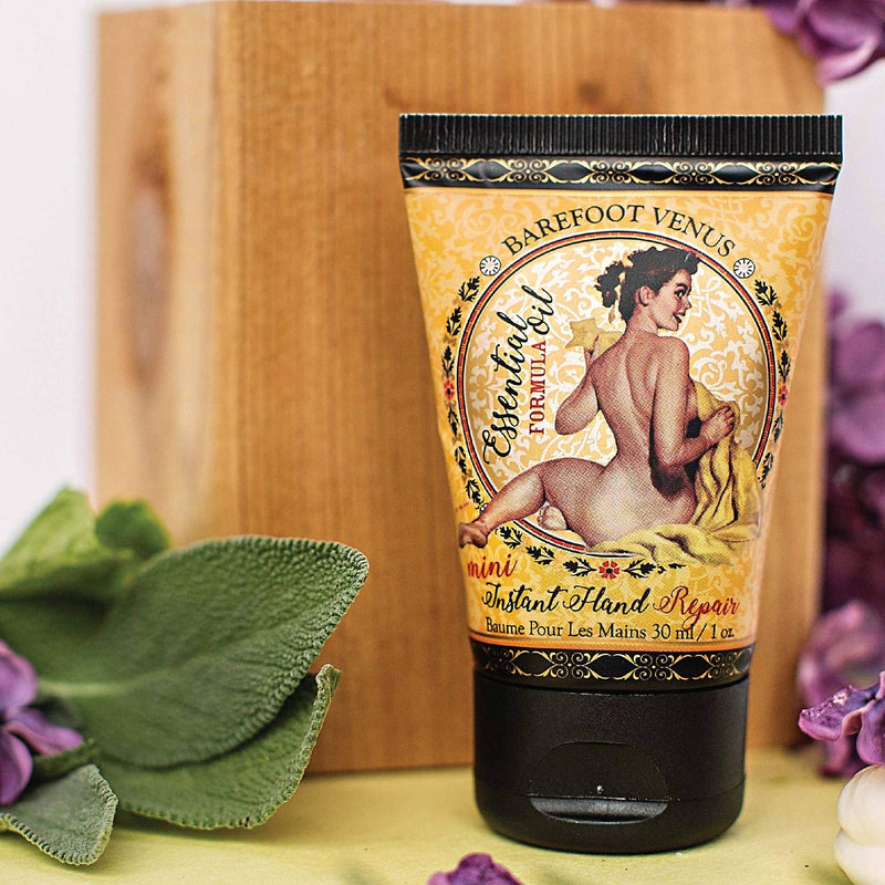 [Australia] - Barefoot Venus Moisturizing Instant Hand Repair Mini Bundle (5pc) Wild Ginger & Sweet Orange, Coconut Kiss, Essential Oil, Maple Blondie and Ruby Red 