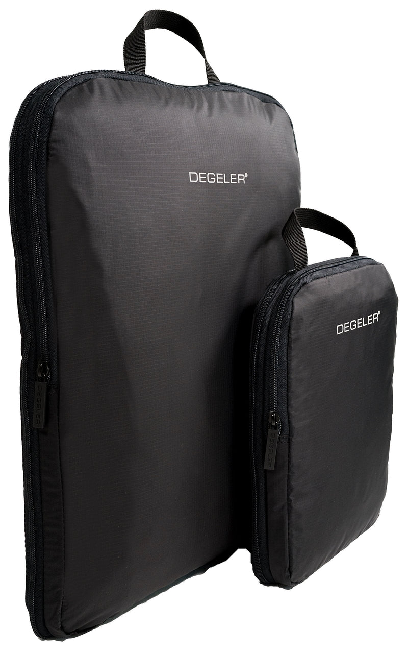 DEGELER® Compression Bag – water-resistant Travel Packing Organizer | Packing Cubes with compression for carry-on luggage Double-Set