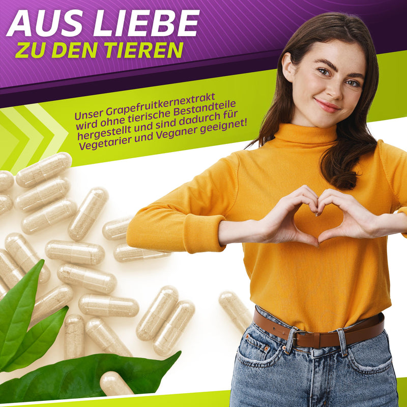 [Australia] - Vita2You grapefruit seed extract 500mg - 120 capsules - 45% organic flavonoids - equivalent to 225mg per capsule - high dosage - premium quality 