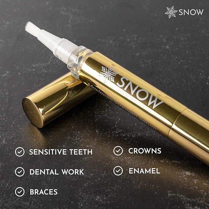 [Australia] - Snow Extra-Strength Teeth Whitening Pen, Enamel-Safe Tooth Whitening Pen for Sensitive Teeth, Teeth Whiteners for Oral Care, Stain Remover for Teeth That Visibly Whitens Tooth up to 8 Shades - 1 Pack 0.13 Fl Oz (Pack of 1) 