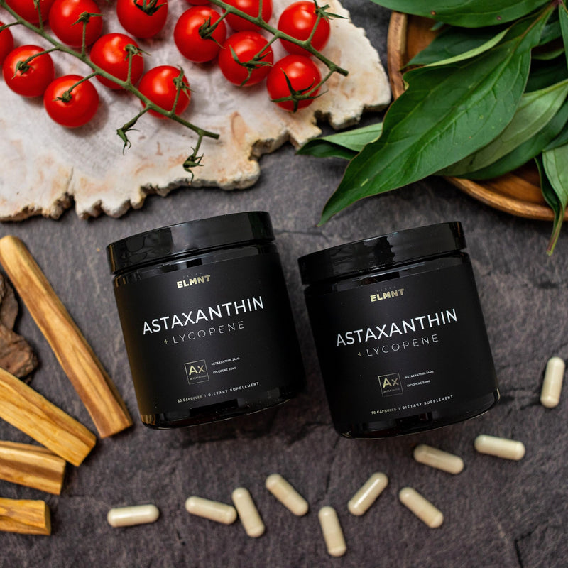[Australia] - Astaxanthin 24mg + Lycopene 50mg - Clinical Strength Formula w. High Dose Lycopene 5% and 100% Natural Astaxanthin Supplements from MicroAlgae - Powerful Carotenoids Skin Supplement & Antioxidants 