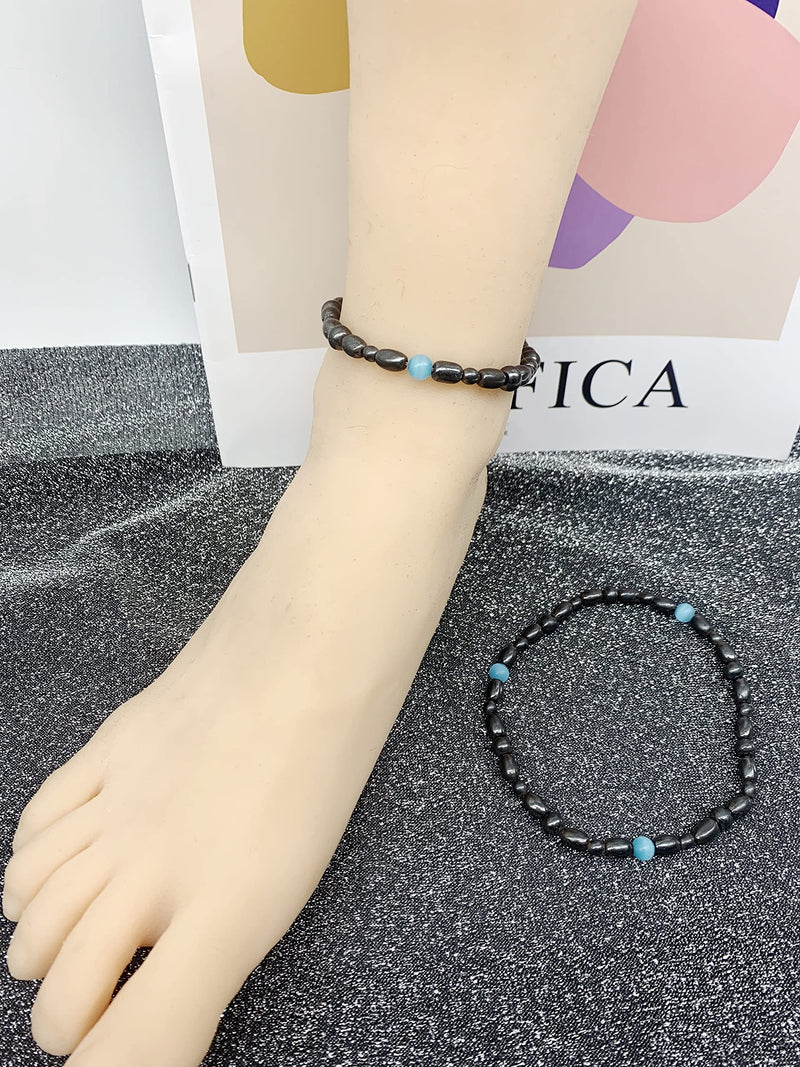 [Australia] - Magnetic Therapy Anklet Bracelet Blue 