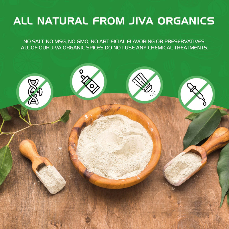 [Australia] - Jiva Organics Organic Shatavari Powder 1 Pound Bulk Bag - Asparagus racemosus - Pure Ayurvedic Herb 