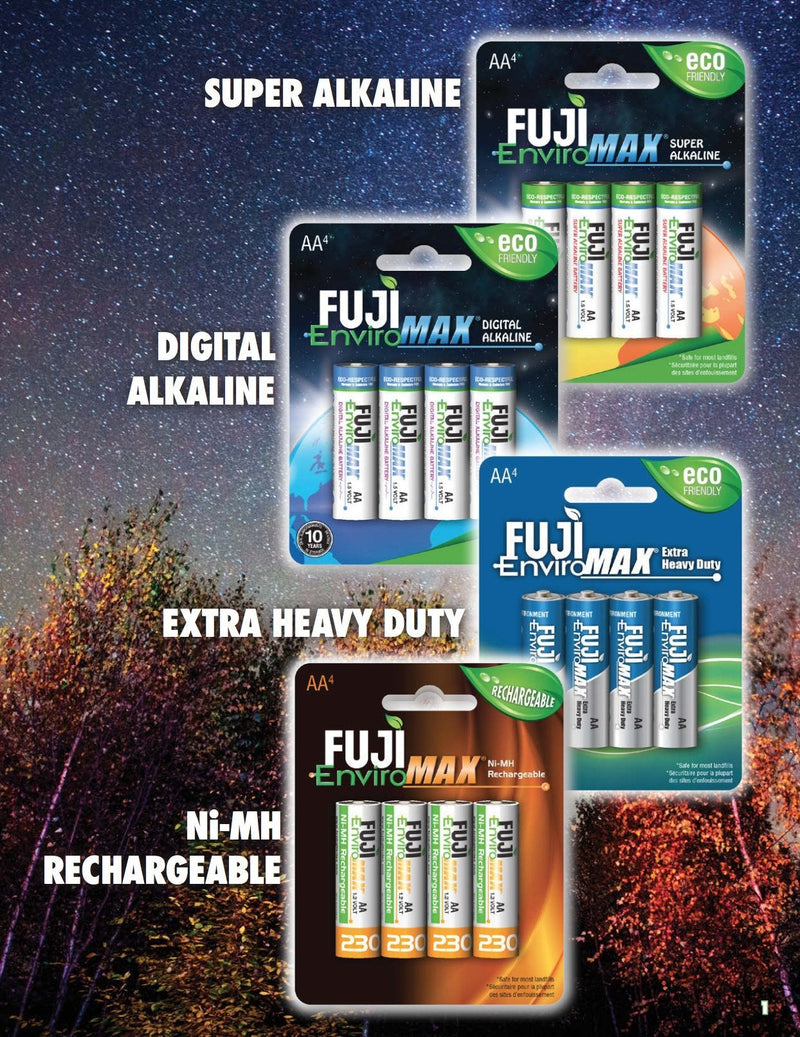 [Australia] - Fuji Enviromax 4100BP2 EnviroMax D Super Alkaline Batteries, 2 pk, White, 2 CT 2 Count (Pack of 1) 