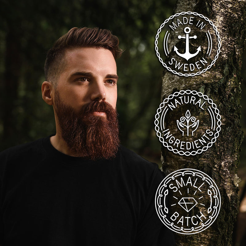 [Australia] - Mr Bear Family Beard Balm Men - Woodland - Nourishing Beard Balm - Beard Wax with Shea Butter, Jojoba Oil and Beeswax - Beard Wax Mustache & Full Beard Beard Styling - Beard Balm 60 ml 60 ml (Pack of 1) 
