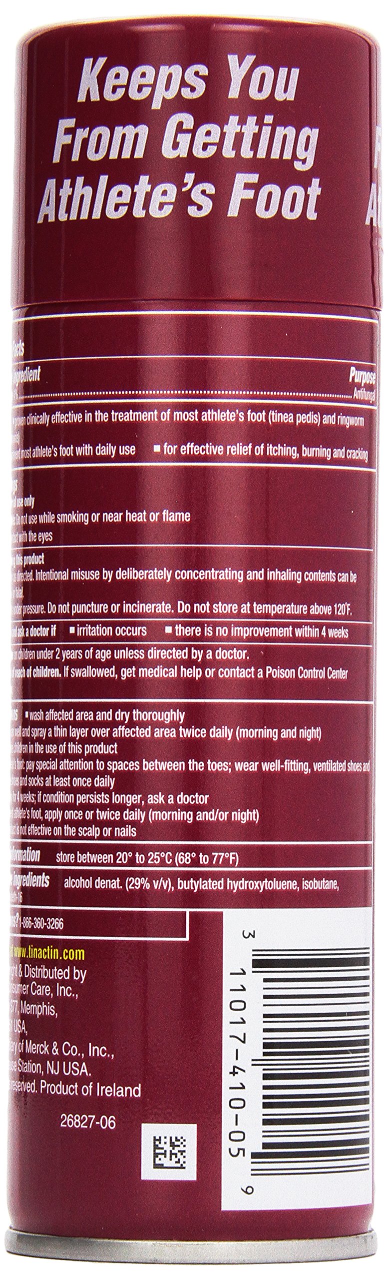 [Australia] - Tinactin - 311017410059 Athlete Liquid Foot Spray, 5.3 oz 5.3 Ounce (Pack of 1) 