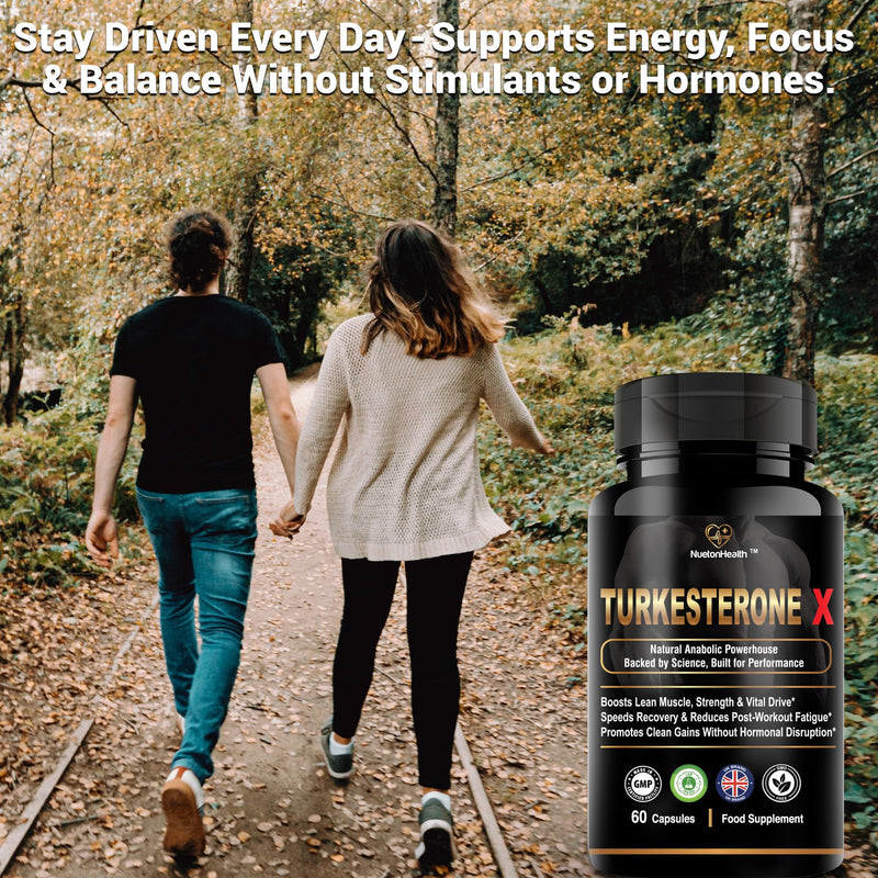 Turkesterone X by NuetonHealth – 800 mg Ajuga turkestanica Extract (10:1) | High Strength Turkesterone Supplement for Men | 60 Capsules | Lab Tested | Clean Vegan Formula 60 count (Pack of 1)