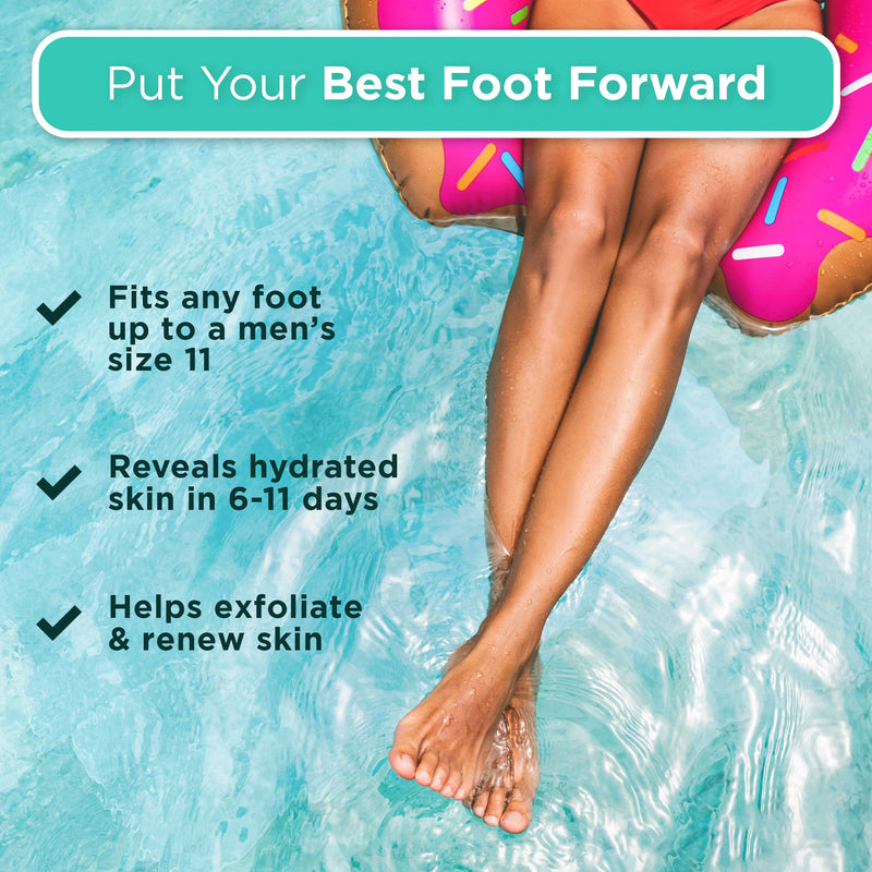 [Australia] - DERMORA Foot Peel Mask - 2 Pack of Regular Size Skin Exfoliating Foot Masks for Dry, Cracked Feet, Callus, Dead Skin Remover for Baby Soft Feet, Original Scent 2 Count (Pack of 1) Scent: Original 