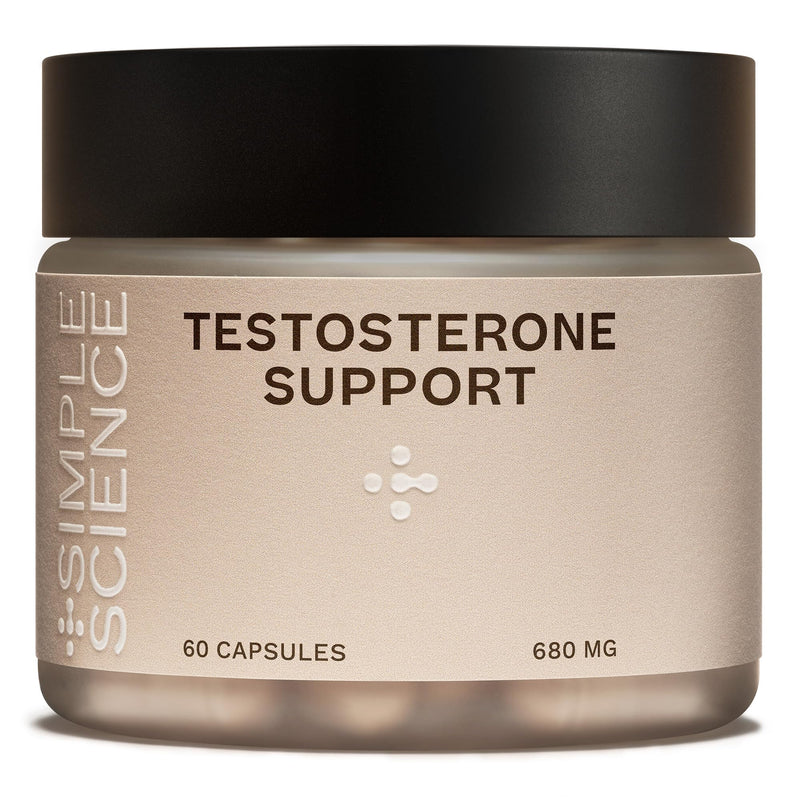 Testosterone Support for Men | Ashwagandha, Boron, Fenugreek, Zinc, D Aspartic Acid | 60 Capsules | High Strength & Lab Tested | Made in The UK | Biodegradable Packaging