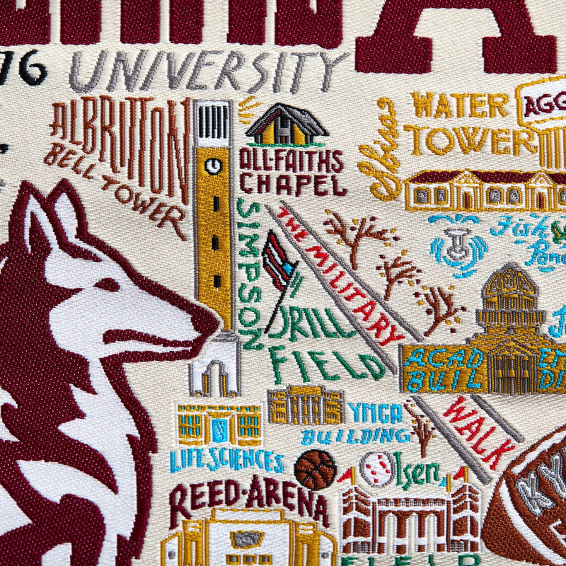 Texas A&M University Collegiate Zipper Pouch Purse, Makeup Bag | Zipper Bag - Holds Phone, Makeup, Wallet, Glasses, & Travel Essentials - Alumni, Acceptance & Graduation Gift Texas A&M University