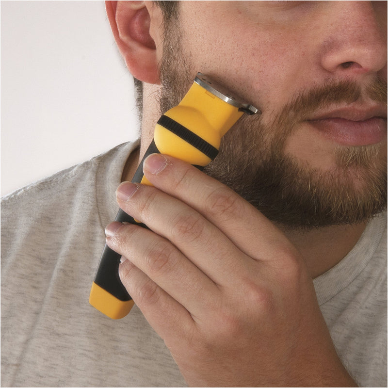 [Australia] - Wahl Lifeproof Rechargeable Trimmer No.09953-1601 for Beards/Mustache/Goatee with Self Sharpening Blades, 1.05 Pound Black 19 Piece Set 
