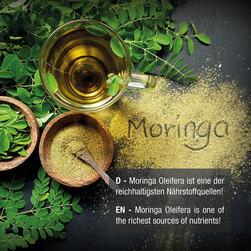 [Australia] - Vitabay Original Moringa Oleifera • 5000 mg PER capsule • 120 capsules • Natural • High dosage • Unique spectrum of natural nutrients • XXL pack 