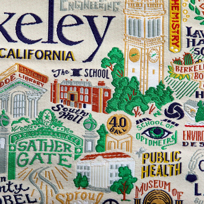 University of California Berkeley Zipper Pouch Purse | Zipper Bag - Holds Phone, Makeup, Wallet, Glasses, & Travel Essentials - Alumni, Acceptance & Graduation Gift UC Berkeley (Academic)
