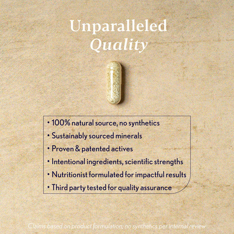 Higher Nature - Whole Osteofood - Supports Healthy Bones & Teeth - Magnesium, Calcium, Vitamin D3 & K2 - Improved Bone Strength & Density - Joint Care - True Food® Formula - 90 Capsules