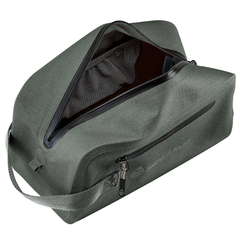 Skog Å Kust DoppSak Waterproof & Leak-proof Travel Toiletry Bag (Grey, Small) Grey