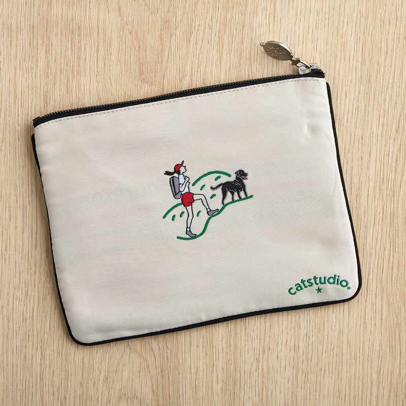 Natural Colorado Zipper Pouch Purse, Travel Cosmetic Bag | Zipper Bag - Holds Phone, Makeup, Wallet, Glasses, & Essentials - Travel Souvenir Gift Colorado (Natural)