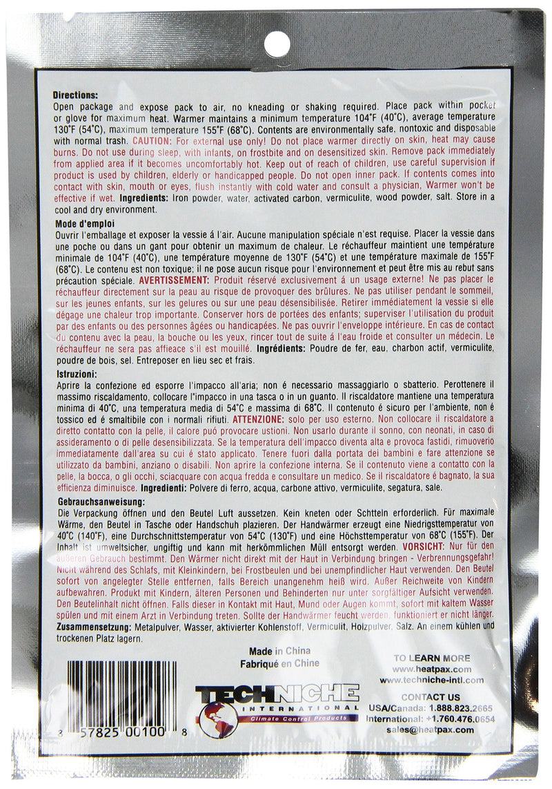 Heat Pax 24hour Body Warmers for Pets and People, 10 per Pack - PawsPlanet Australia