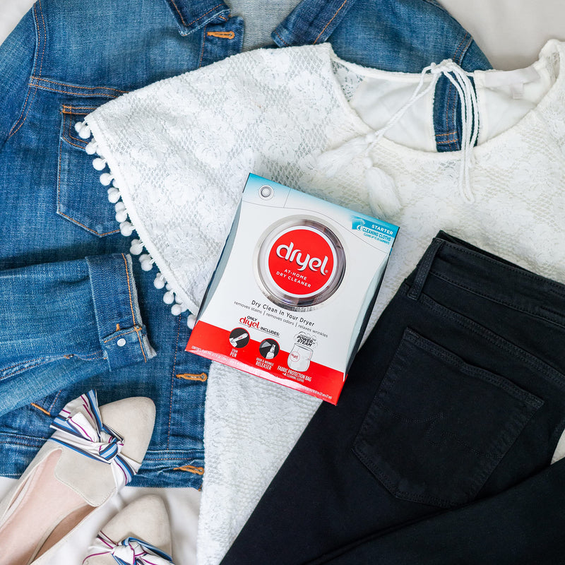 [Australia] - dryel At-Home Dry Cleaner Refill Kit, Gentle Laundry Care for Special Fabrics and Dry-Clean-Only Clothes, 10 Loads Refill Kit, 10 Load 