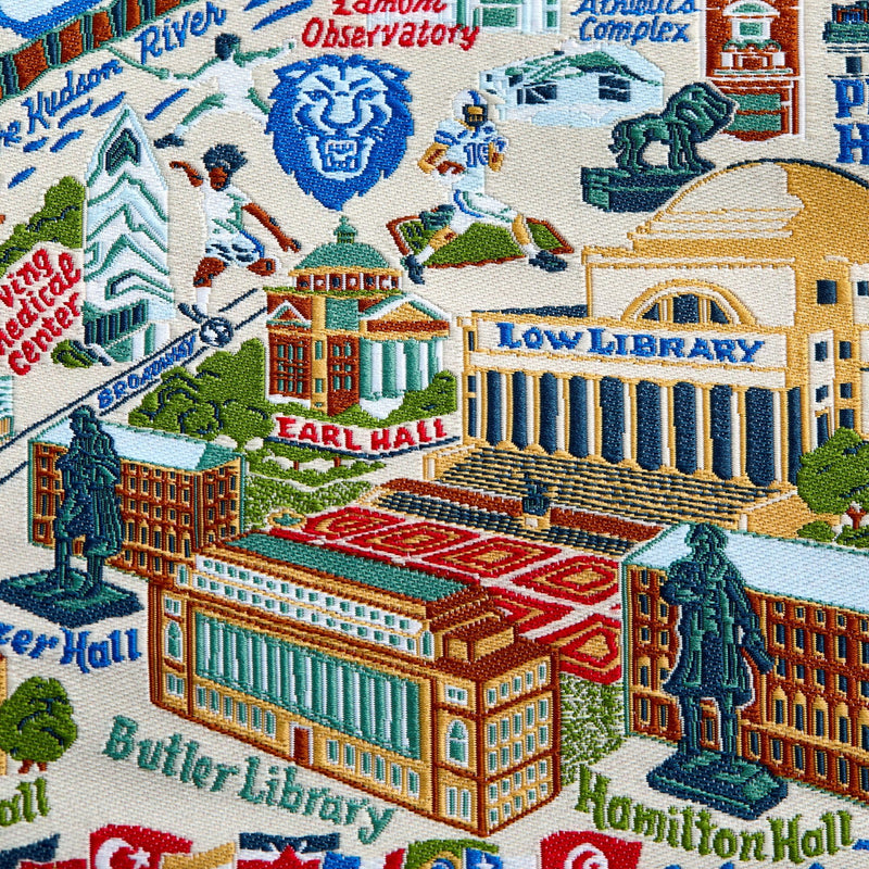 Columbia University Zipper Pouch Purse, Travel Makeup Bag | Zipper Bag - Holds Phone, Makeup, Wallet, Glasses, & Travel Essentials - Alumni, Acceptance & Graduation Gift Columbia University