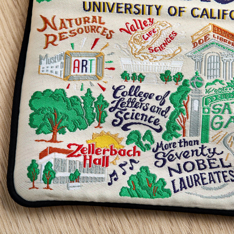 University of California Berkeley Zipper Pouch Purse | Zipper Bag - Holds Phone, Makeup, Wallet, Glasses, & Travel Essentials - Alumni, Acceptance & Graduation Gift UC Berkeley (Academic)