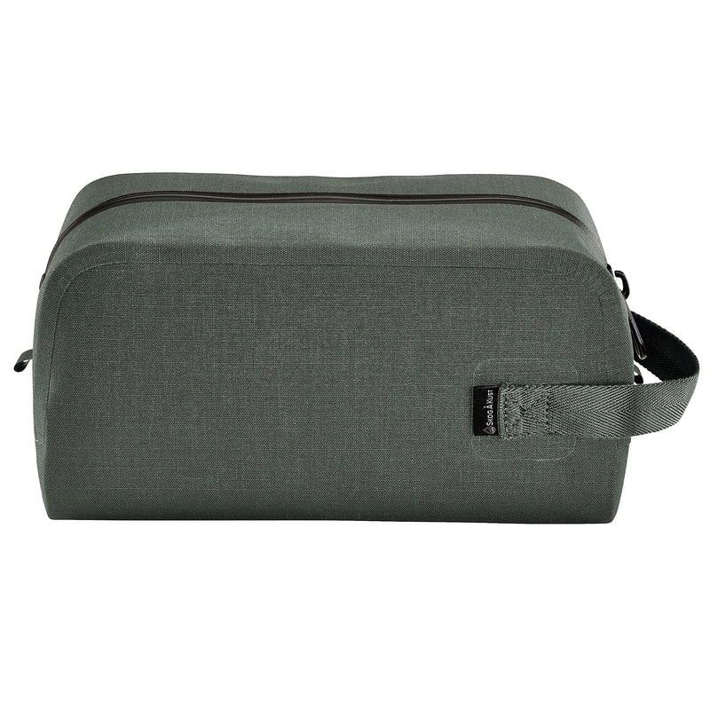 Skog Å Kust DoppSak Waterproof & Leak-proof Travel Toiletry Bag (Grey, Small) Grey