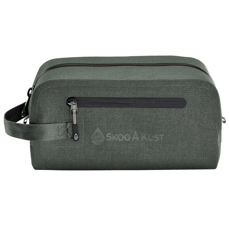 Skog Å Kust DoppSak Waterproof & Leak-proof Travel Toiletry Bag (Grey, Small) Grey