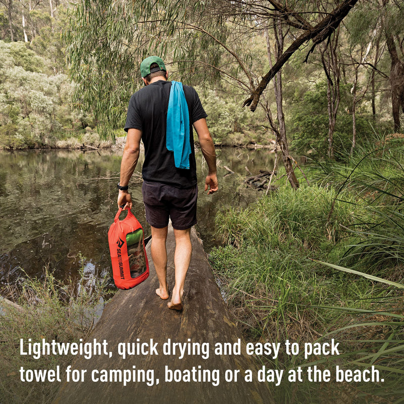 Sea to Summit Travel System: Clear Zip Pouch with TSA-Approved Travel Bottles and Airlite Towel