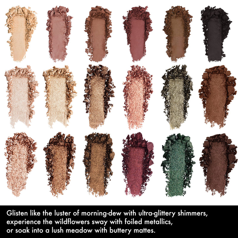 [Australia] - LORAC PRO Eyeshadow Palette, Fairytale Forest | Matte & Shimmer Makeup | Glitter | Mirror Compact | Cruelty Free, Gluten Free, Vegan 