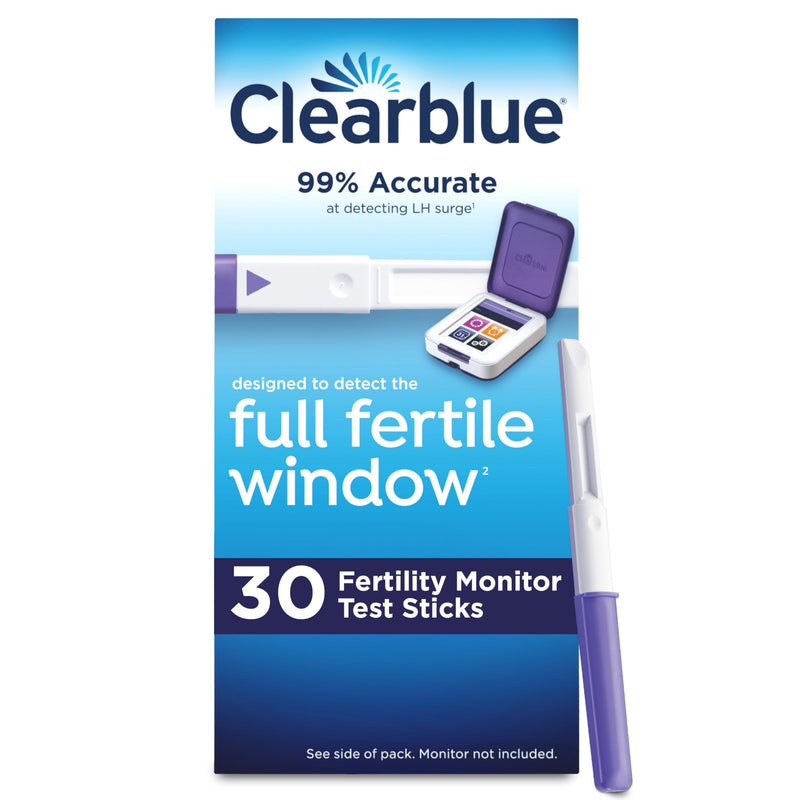 Clearblue Fertility Monitor Test Sticks, 30 Count 30 Count (Pack of 1) 30 Fertility Tests