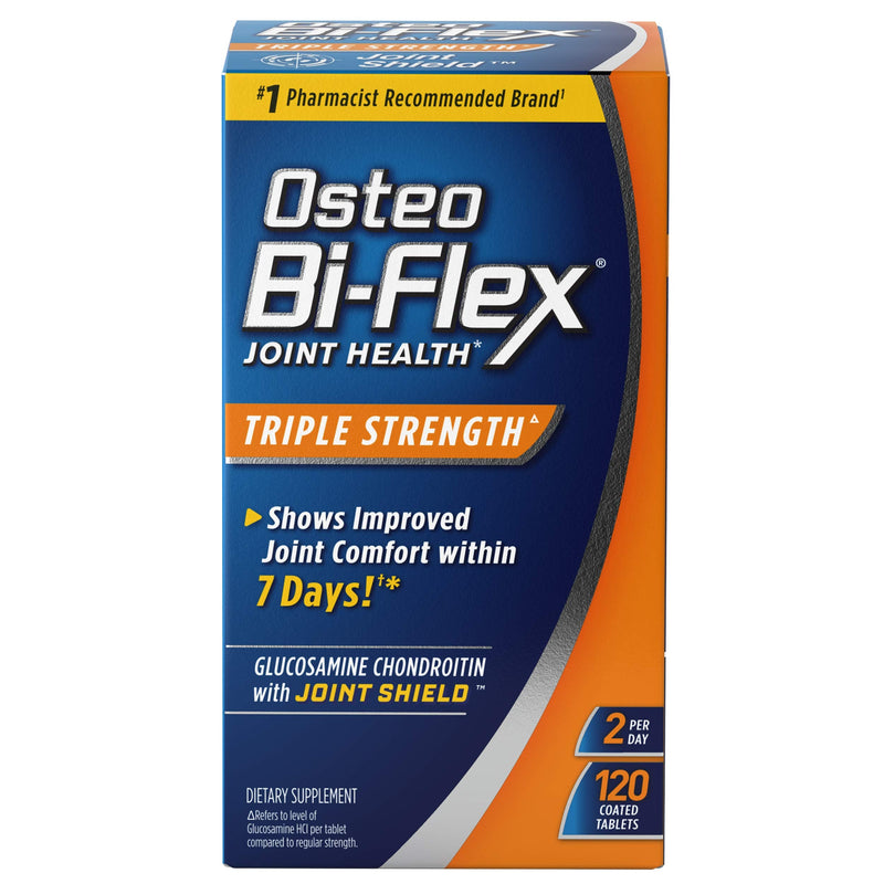 [Australia] - Osteo Bi-Flex Triple Strength(5), Glucosamine Chondroitin with Vitamin C Joint Health Supplement, Coated Tablets, 120 Count 