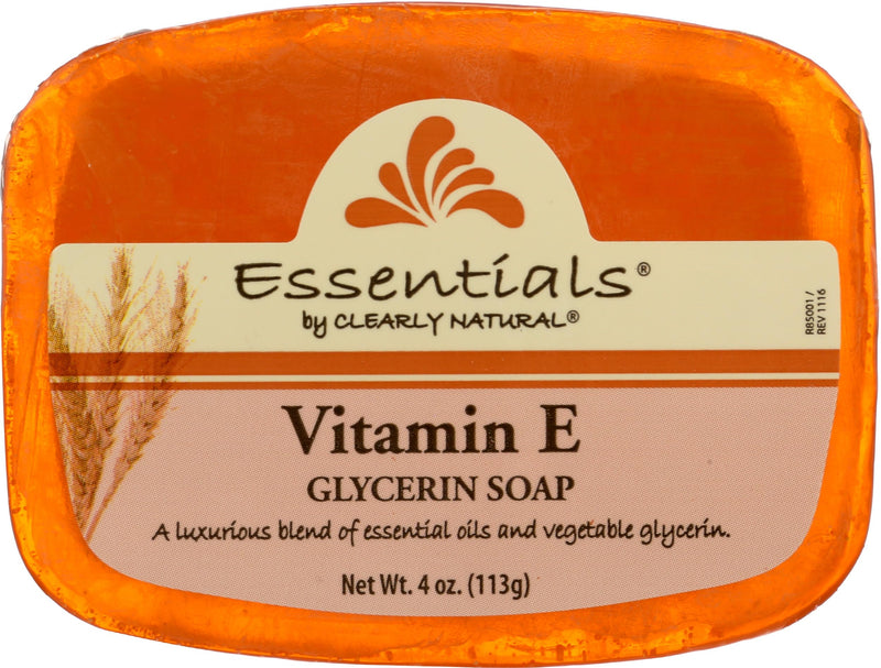 Clearly Natural, Soap Vitamin E, 4 Ounce 4 Ounce (Pack of 1)