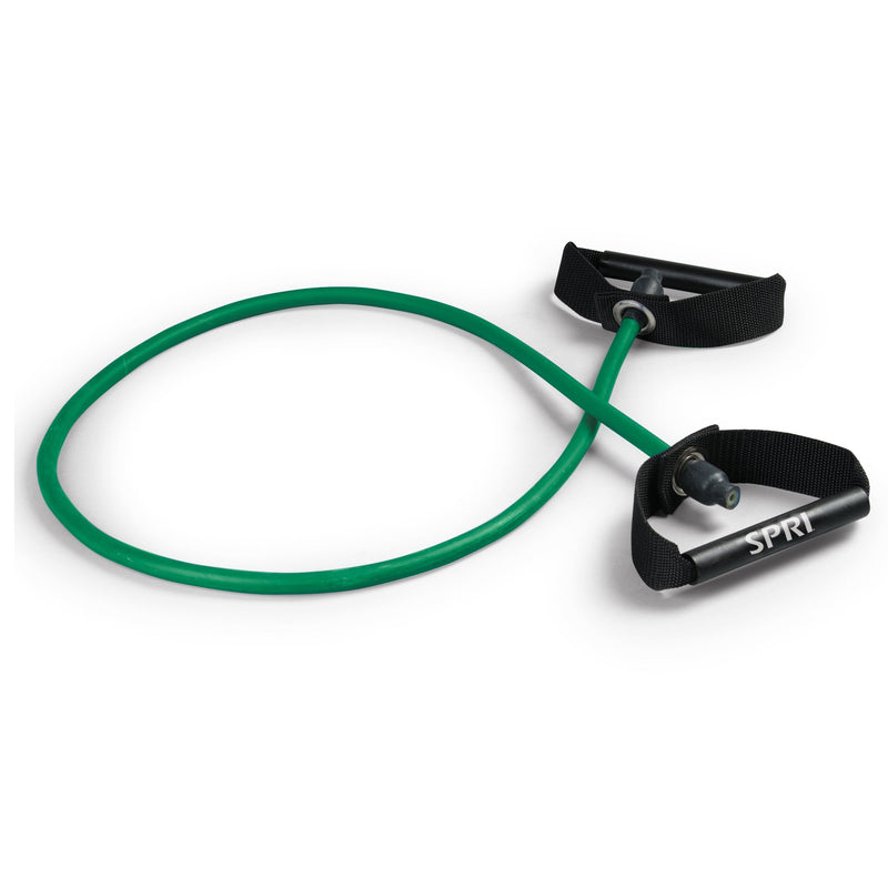 [Australia] - SPRI Xertube Resistance Bands with Handles – All Exercise Cords Sold Separately with Home Gym Workout Fitness Door Anchor Attachment Option Light Without Door Attachment 