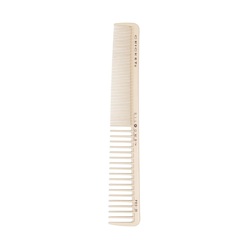 Cricket Silkomb Pro-20 All Purpose Hair Cutting Comb - Silicone-Injected, Seamless Teeth with Dual Tooth Pattern for Precision Cutting, Styling, Ideal for All Hair Types Pro 20 All Purpose Cutting 1 Count