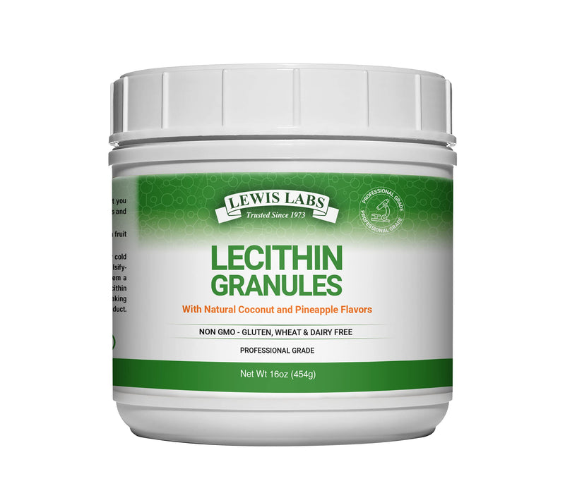 [Australia] - Lecithin Granules Supplement | Natural Soy Lecithin Powder is an Excellent Source of Phosphatidyl Choline | Lactation Support, Immune Function & Support Brain Health, 16 oz 1 Pack 