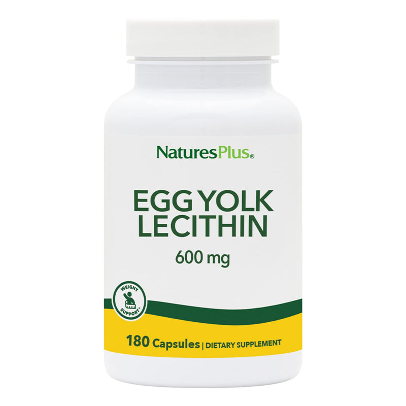 [Australia] - Natures Plus Egg Yolk Lecithin 600mg 180 Capsules 