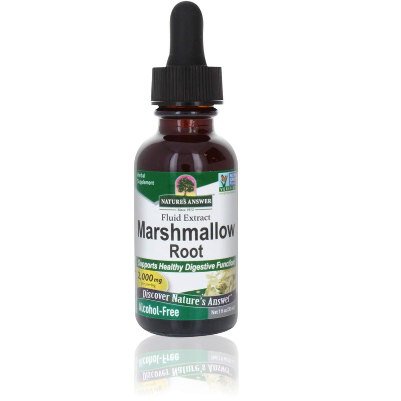 [Australia] - Nature's Answer Alcohol-Free Marshmallow Root Extract, 1-Fluid Ounce | Digestive Support 