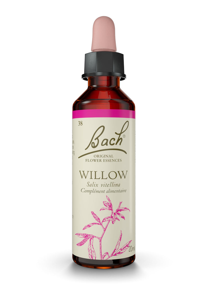 [Australia] - Bach Original Flower Remedies, Willow for Forgiveness, Natural Homeopathic Flower Essence, Holistic Wellness, Vegan, 20mL Dropper 0.68 Fl Oz (Pack of 1) 