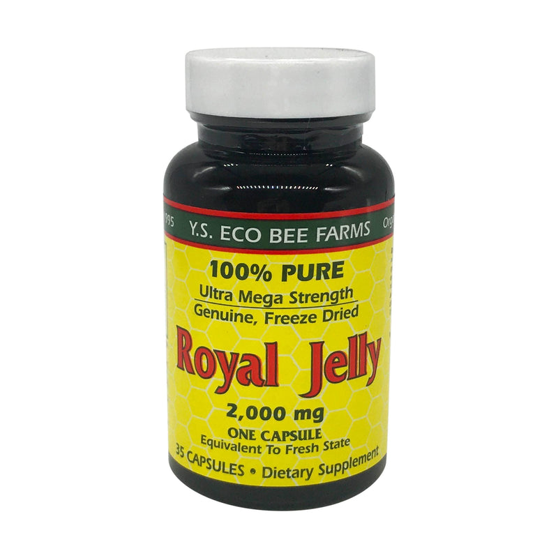 [Australia] - YS BEE Farms Pure Royal Jelly Capsules, 35 CT 