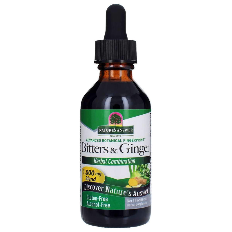 [Australia] - Nature's Answer Alcohol Free Bitters & Ginger 2 Fluid Ounces | Supports Digestion | Supports Stomach Function 