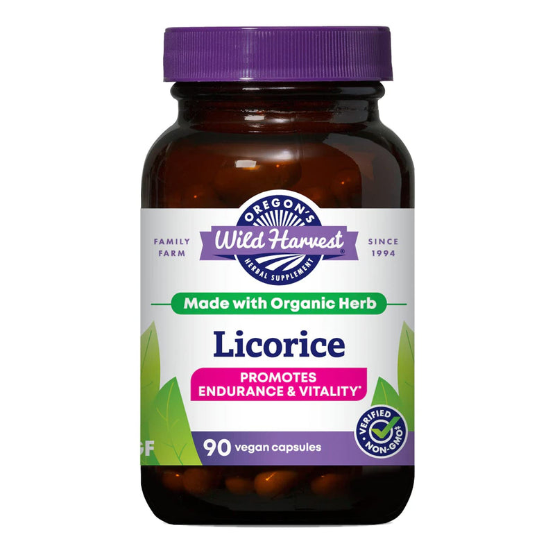[Australia] - Oregon's Wild Harvest Organic Licorice Root Capsules, 90 Count 