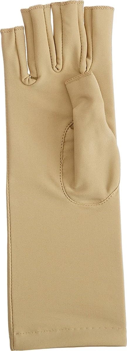[Australia] - Rolyan Compression Glove, Fingerless Compression Glove for Arthritis for Men & Women, Arthritis Compression Gloves for Carpal Tunnel, Compression Glove for Swelling, Right Hand, Small, Open Finger Small - Open Finger 