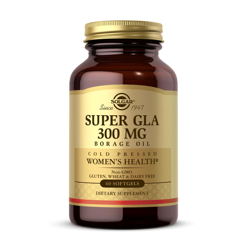 [Australia] - Solgar Super GLA 300 mg - 60 Softgels - Cold-Pressed Borage Oil for Women‚Äôs Health - Non-GMO, Gluten Free, Dairy Free - 60 Servings 60 Count (Pack of 1) Standard Packaging 