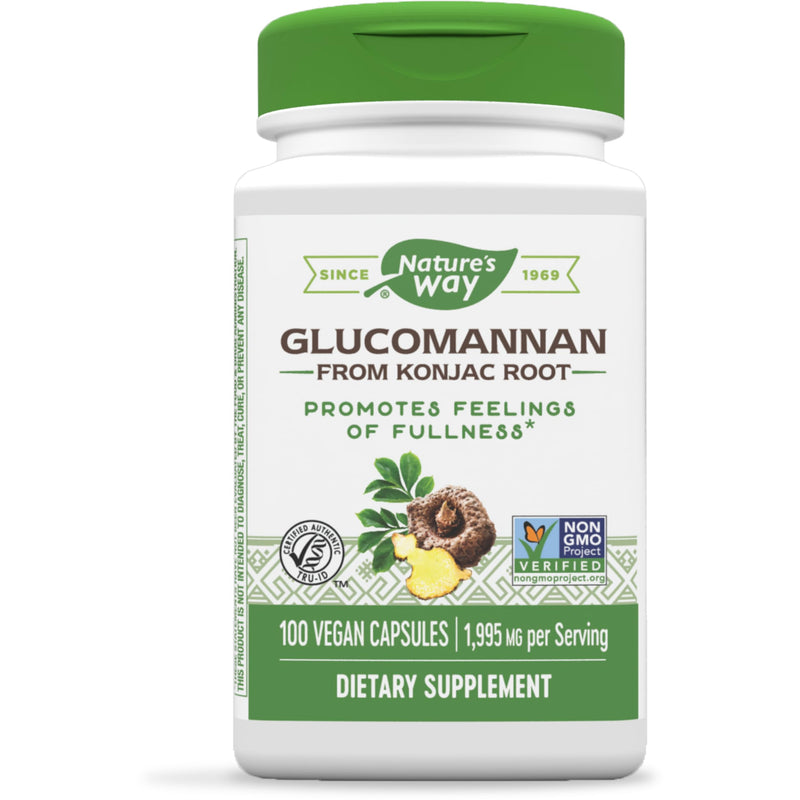 [Australia] - Nature's Way Premium Herbal Glucomannan from Konjac Root, 1,995 mg per serving, 100 Vcaps 