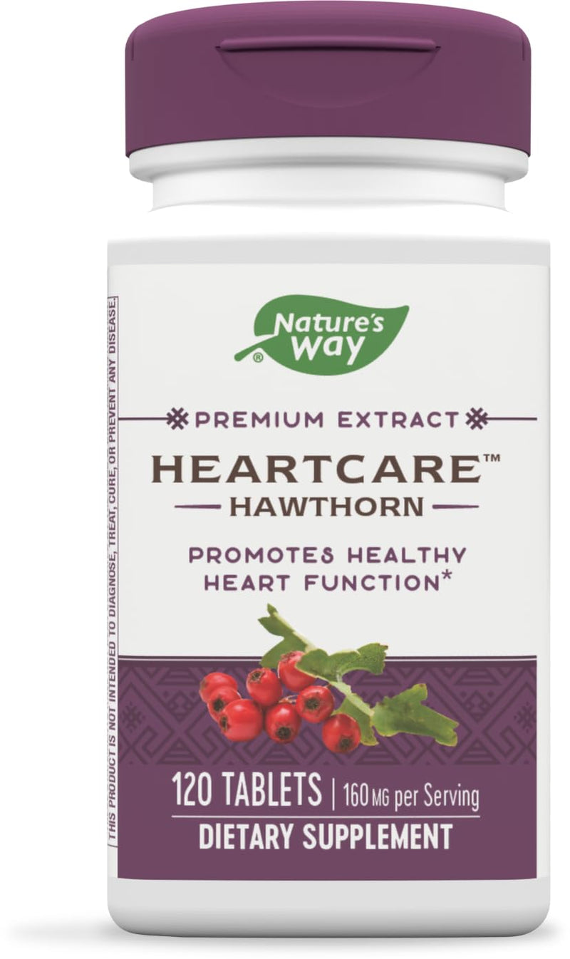 [Australia] - Nature's Way Heart Care Hawthorn Extract, Supports Healthy Heart Function*, 120 Tablets 