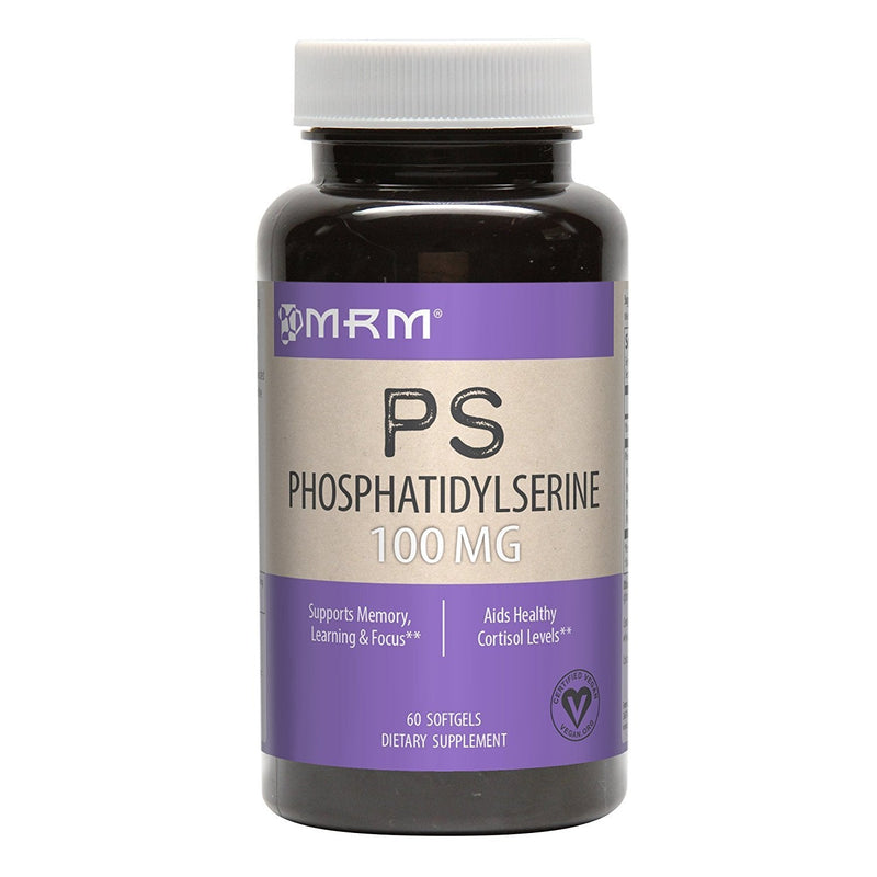 MRM Nutrition PS 10mg - Phosphatidylserine Supplement - 60 Servings | Supports Mental Focus, Phospholipid Supplement to Support Healthy Cognition & Brain Function for Women & Men, Gluten Free