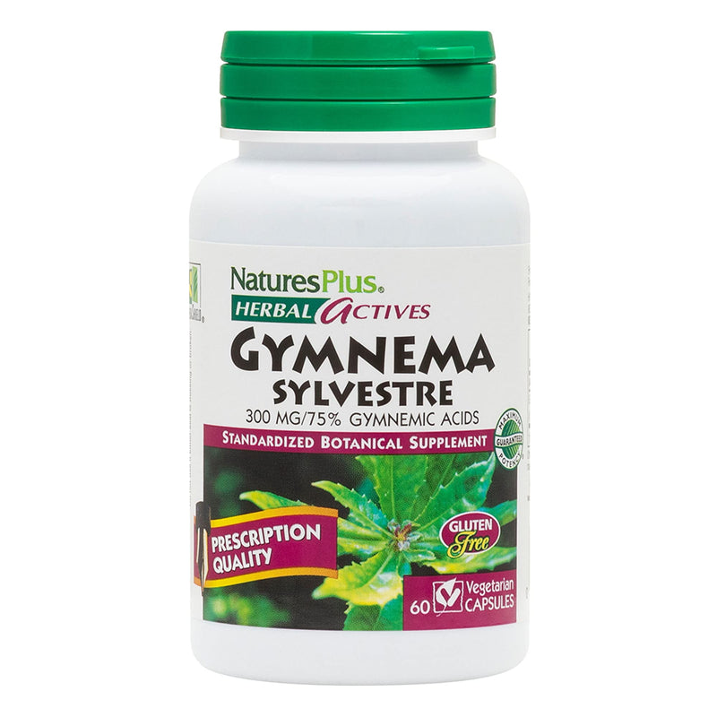 [Australia] - Natures Plus Herbal Actives Gymnema Sylvestre - 300 mg - Ayurvedic Botanical Supplement - 60 Vegan Capsules (60 Servings) 