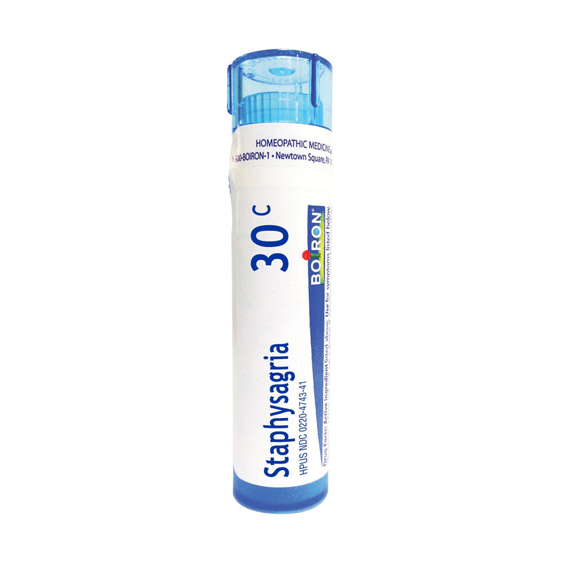 [Australia] - Boiron Staphysagria 30C, 80 Pellets, Homeopathic Medicine for Surgical Wounds 80 Count (Pack of 1) 