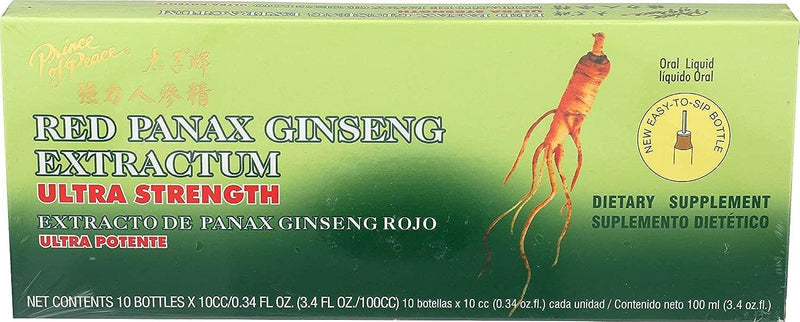 [Australia] - Prince of Peace Red Panax Ginseng Extractum Ultra Strength -- 3.4 oz - 10 Bottles 