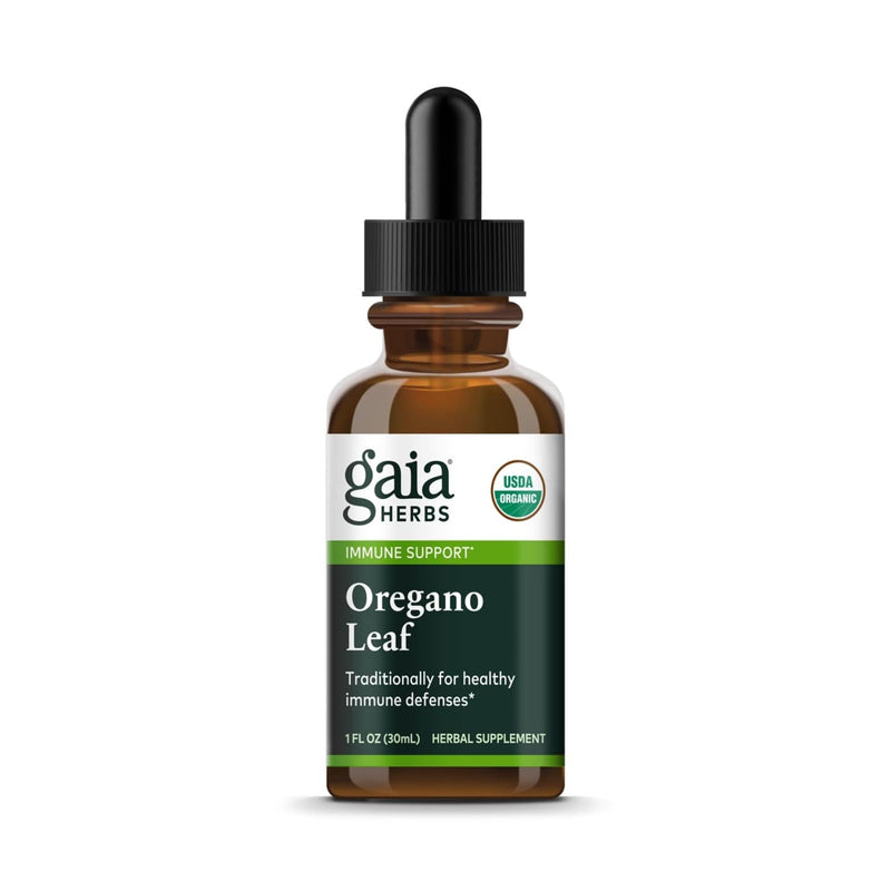 [Australia] - Gaia Herbs Oregano Leaf - Immune Support Herbal Supplement - with Oregano Leaf Extract - Certified Organic - 1 Fl Oz (23 Servings) 