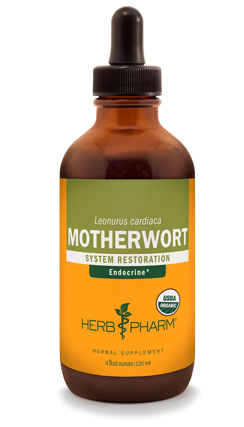 [Australia] - Herb Pharm Certified Organic Motherwort Liquid Extract for Endocrine System Support - 4 Ounce 4 Fl Oz (Pack of 1) 